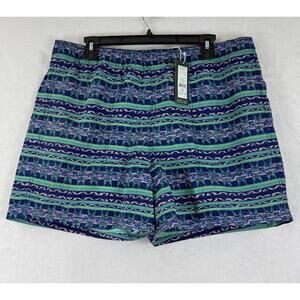 Alpine Design Shorts Mens Large Blue Lined 5” Pull On New NWT